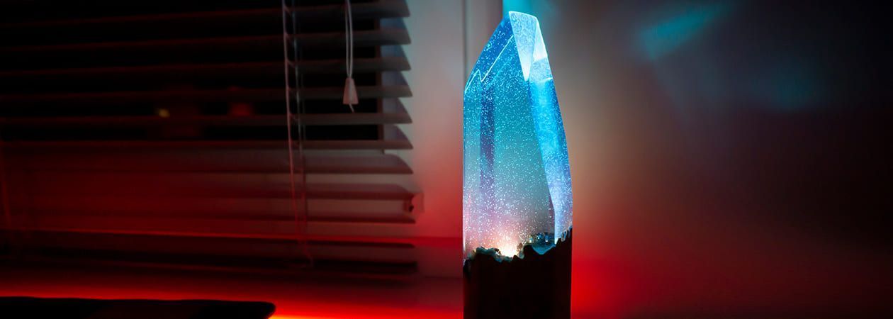 Epoxy lamp maken