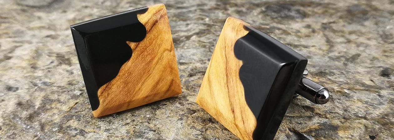 epoxy manchetknopen maken