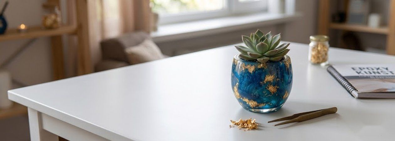 epoxy bloempot