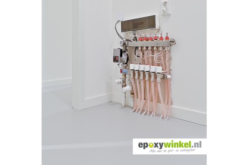 vloerverwarming buizen welke de gietvloer in gaan