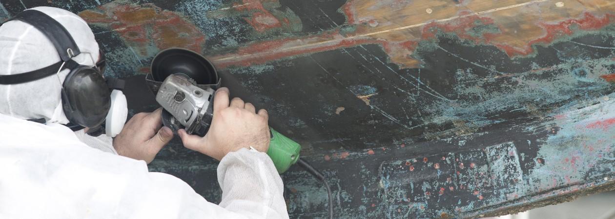 polyester boot repareren