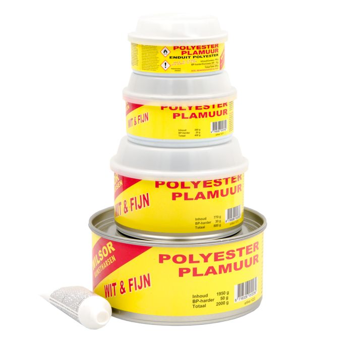 Wilsor Polyesterplamuur wit main product photo