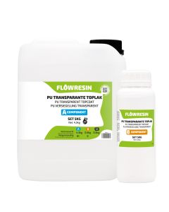 FLOW RESIN PU Transparante Toplak