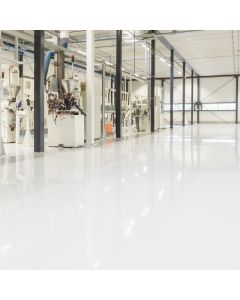 Bedrijfshal met een Flowresin vloercoating