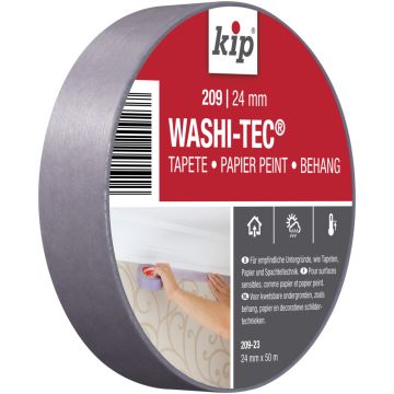 Kip 209 Fineline-tape Washi-Tec Behang - lila 24mm