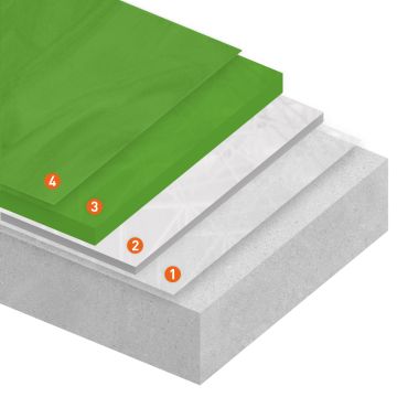 Epoxywinkel PU Gietvloer Betonlook