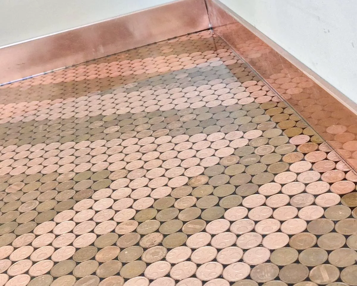 5 centenvloer van klant afwerken