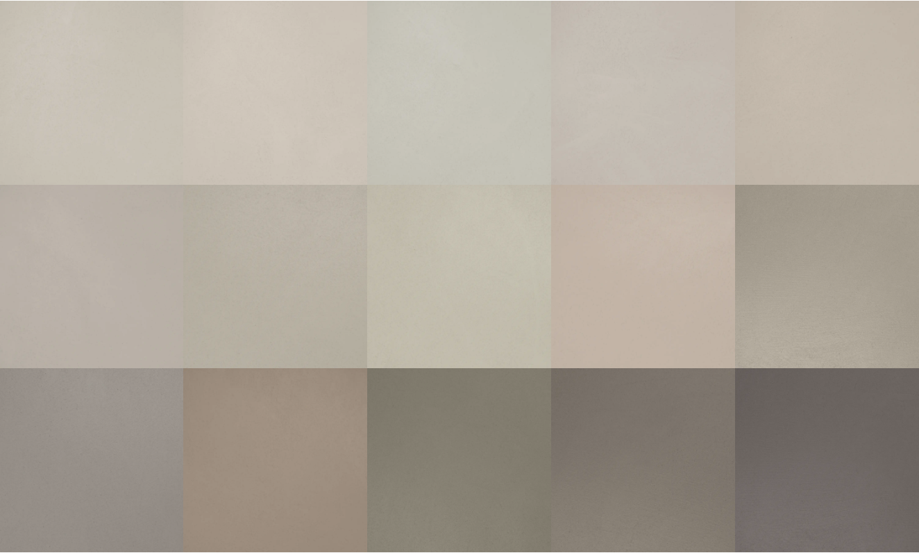Beton Cire Kleuren Sample
