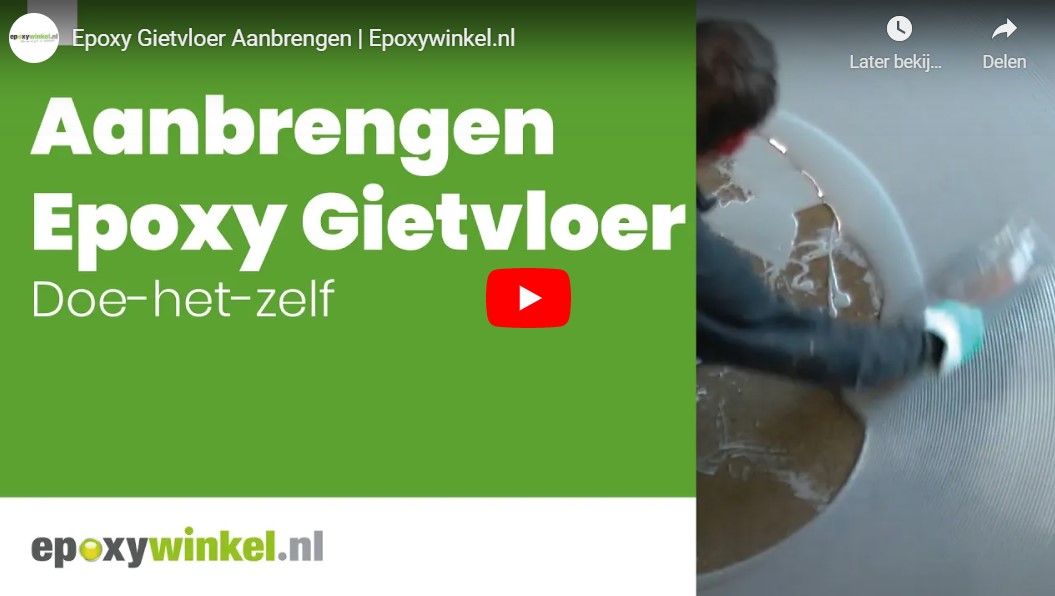 Epoxy Gietvloer Aanbrengen
