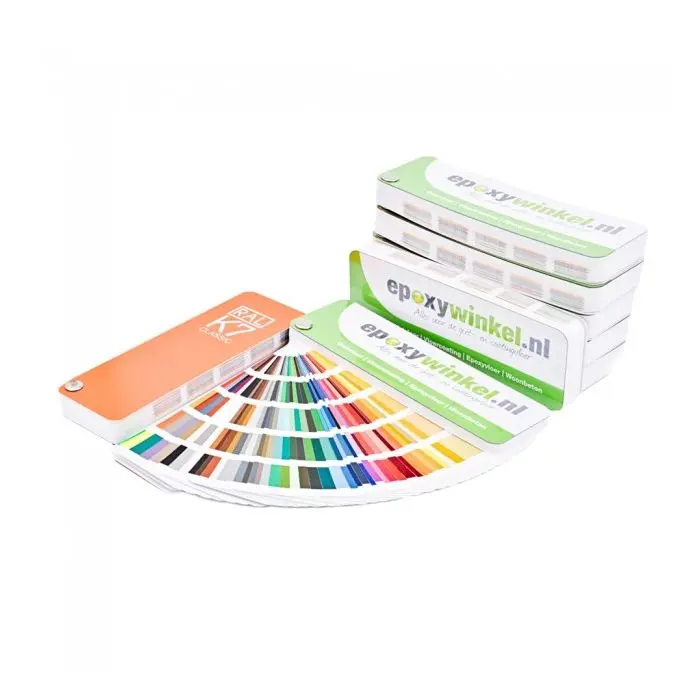 Kleurenwaaier Epoxyvloer